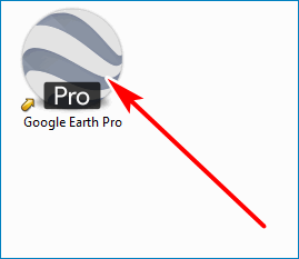 Иконка для запуска Google Earth
